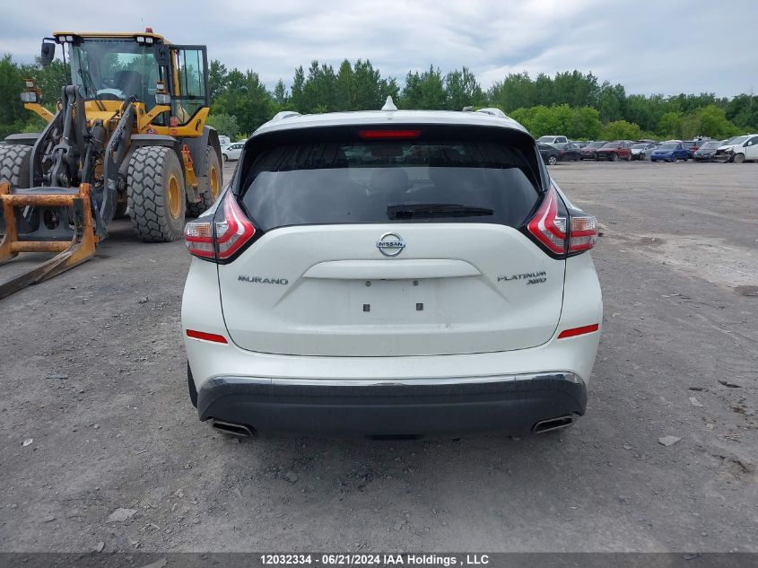 2017 Nissan Murano S/Sl/Sv/Platinum VIN: 5N1AZ2MH4HN202551 Lot: 12032334