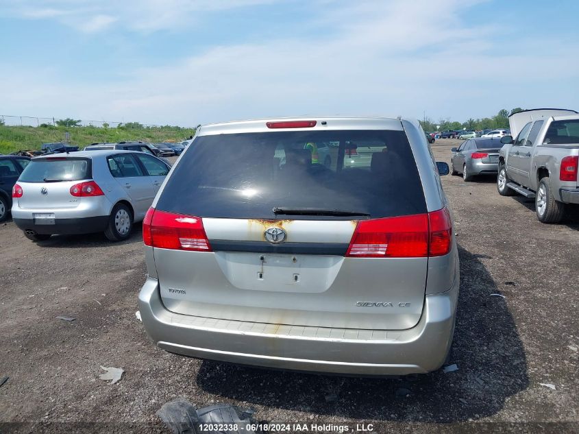 2004 Toyota Sienna Ce VIN: 5TDZA29C64S022150 Lot: 12032338