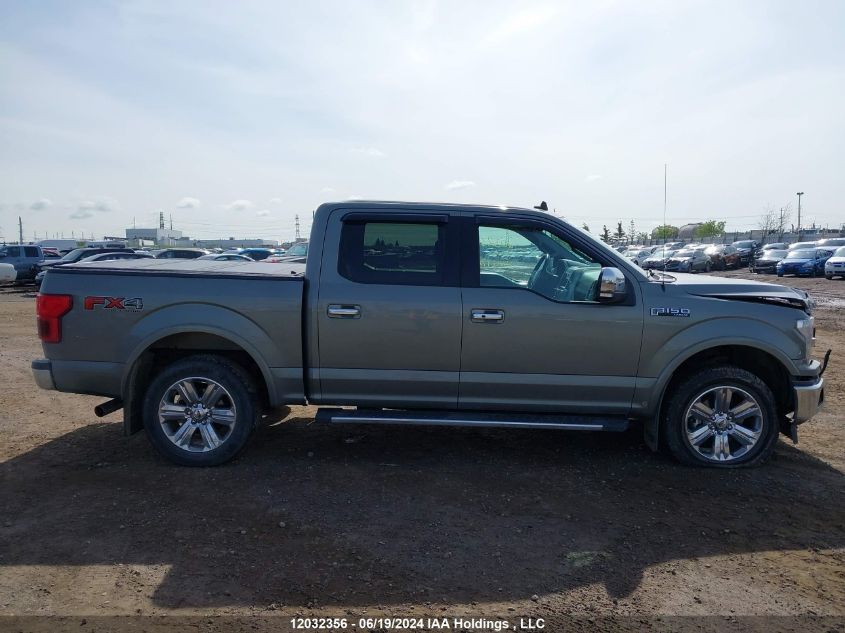2019 Ford F-150 Lariat VIN: 1FTEW1E44KKC80924 Lot: 12032356