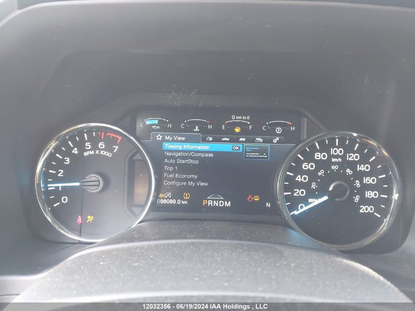 2019 Ford F-150 Lariat VIN: 1FTEW1E44KKC80924 Lot: 12032356