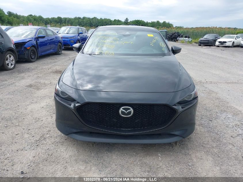 2020 Mazda Mazda3 Sport VIN: JM1BPBMM0L1153828 Lot: 12032370