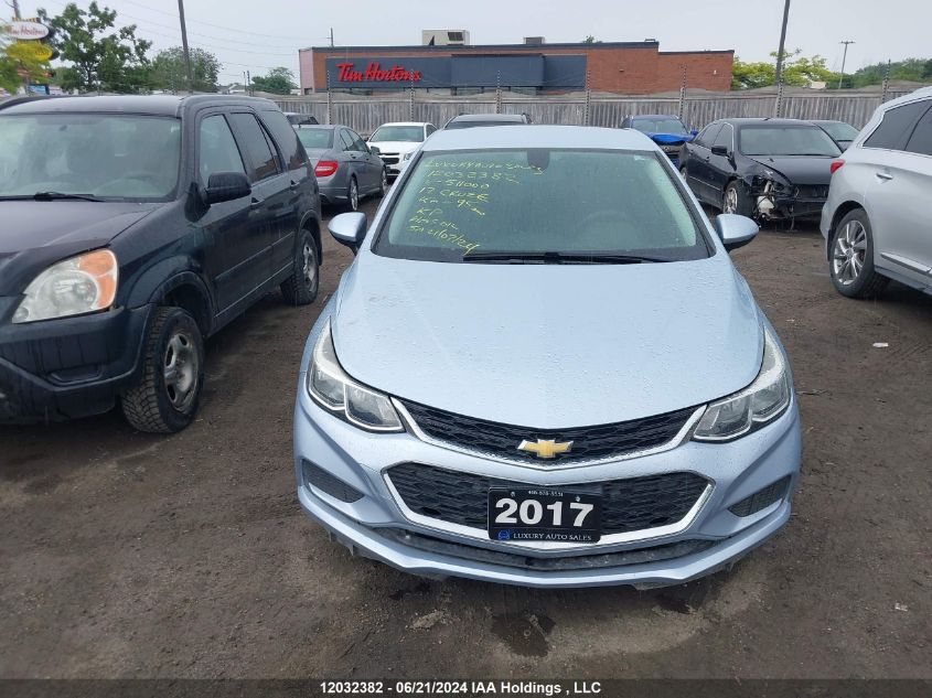 2017 Chevrolet Cruze VIN: 3G1BC5SM8HS511000 Lot: 12032382