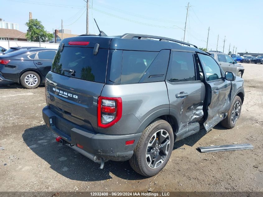 2024 Ford Bronco Sport Outer Banks VIN: 3FMCR9C63RRE14907 Lot: 12032400