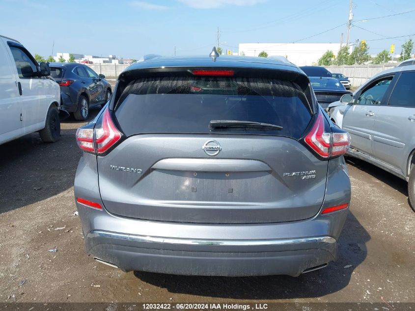 2017 Nissan Murano VIN: 5N1AZ2MH5HN158088 Lot: 12032422