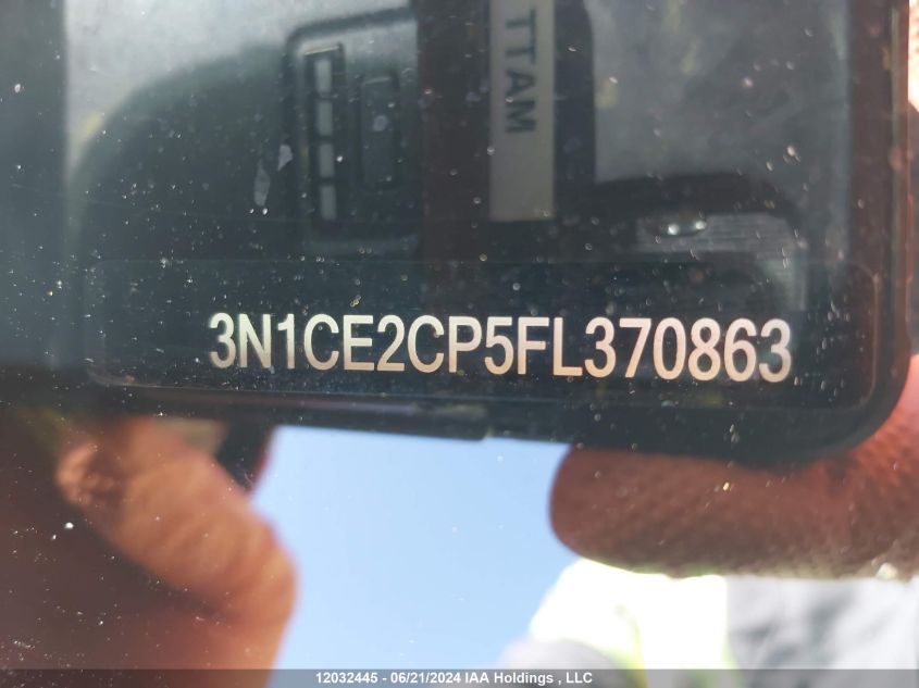 2015 Nissan Versa Note VIN: 3N1CE2CP5FL370863 Lot: 12032445