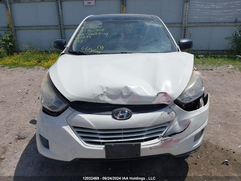 2013 Hyundai Tucson Gl/Gls/L/Premium VIN: KM8JT3AC1DU603541 Lot: 12032469