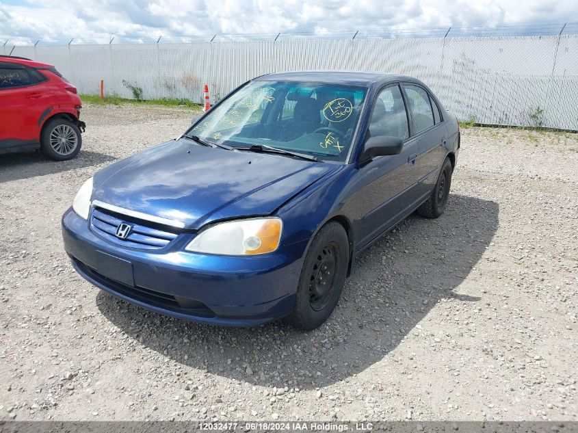 2003 Honda Civic Sdn VIN: 2HGES16603H917989 Lot: 12032477