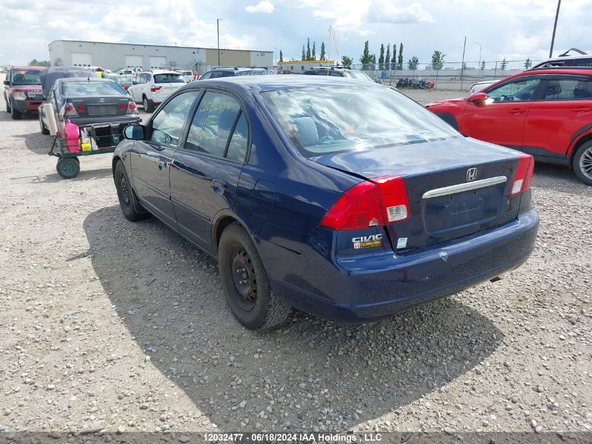 2003 Honda Civic Sdn VIN: 2HGES16603H917989 Lot: 12032477