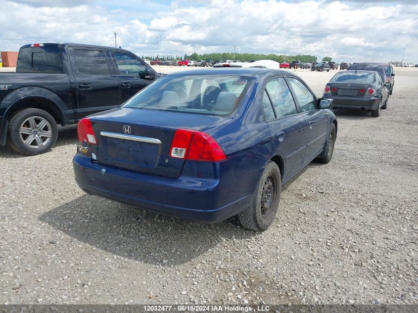 2003 Honda Civic Sdn VIN: 2HGES16603H917989 Lot: 12032477