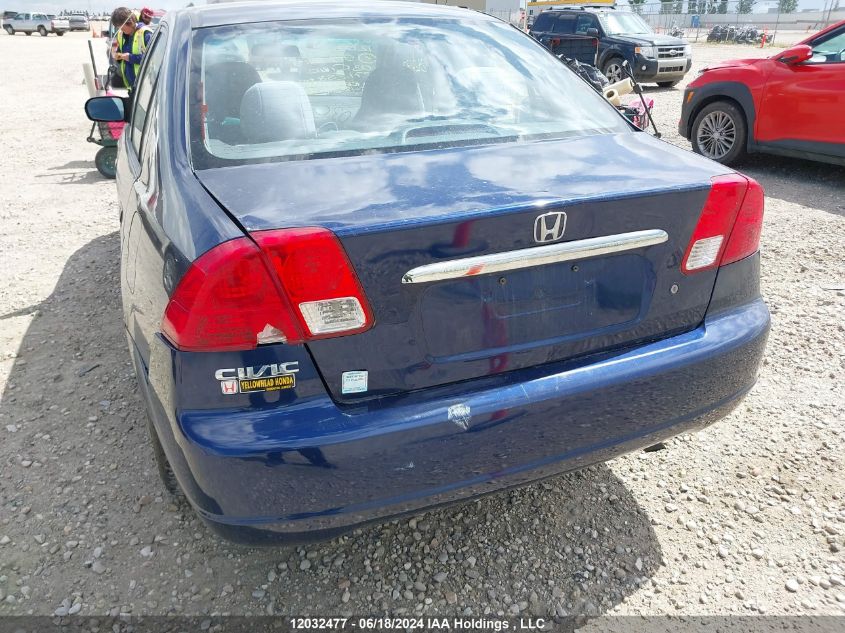 2003 Honda Civic Sdn VIN: 2HGES16603H917989 Lot: 12032477