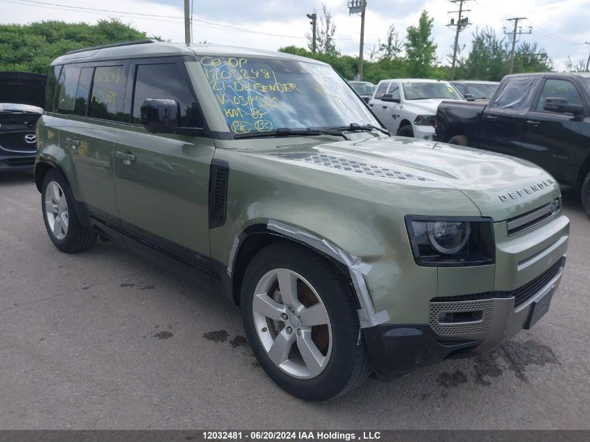 2021 Land Rover Defender VIN: SALE37RU1M2034589 Lot: 12032481
