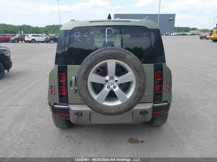 2021 Land Rover Defender VIN: SALE37RU1M2034589 Lot: 12032481