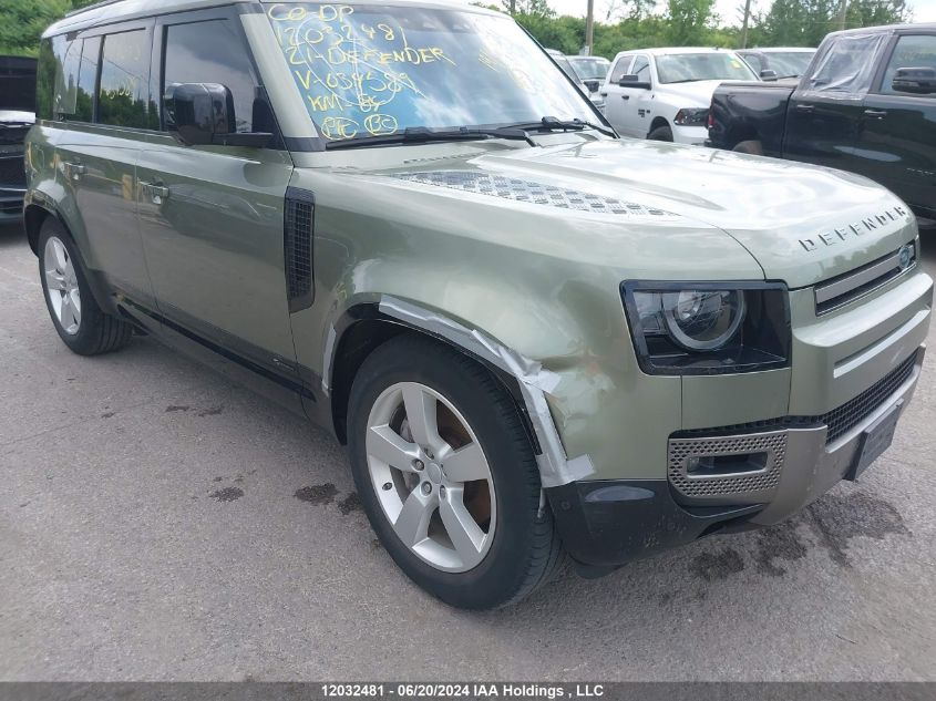 2021 Land Rover Defender VIN: SALE37RU1M2034589 Lot: 12032481
