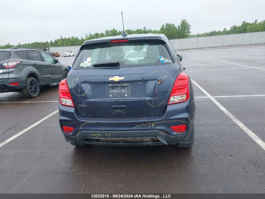 2019 Chevrolet Trax VIN: 3GNCJKSB5KL281892 Lot: 12032515