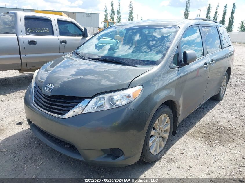 2012 Toyota Sienna Le VIN: 5TDJK3DC4CS044993 Lot: 12032520