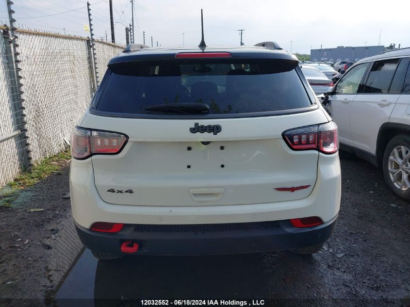 2021 Jeep Compass Trailhawk VIN: 3C4NJDDBXMT590173 Lot: 12032552