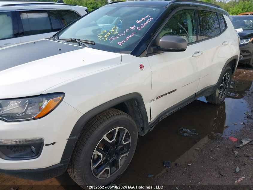 2021 Jeep Compass Trailhawk VIN: 3C4NJDDBXMT590173 Lot: 12032552