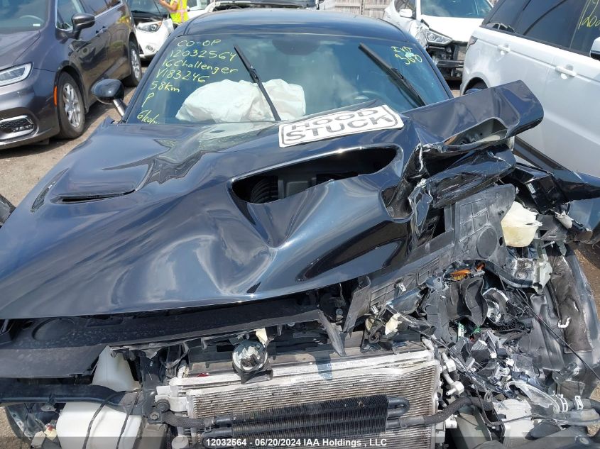 2016 Dodge Challenger Srt Hellcat VIN: 2C3CDZC99GH183246 Lot: 12032564