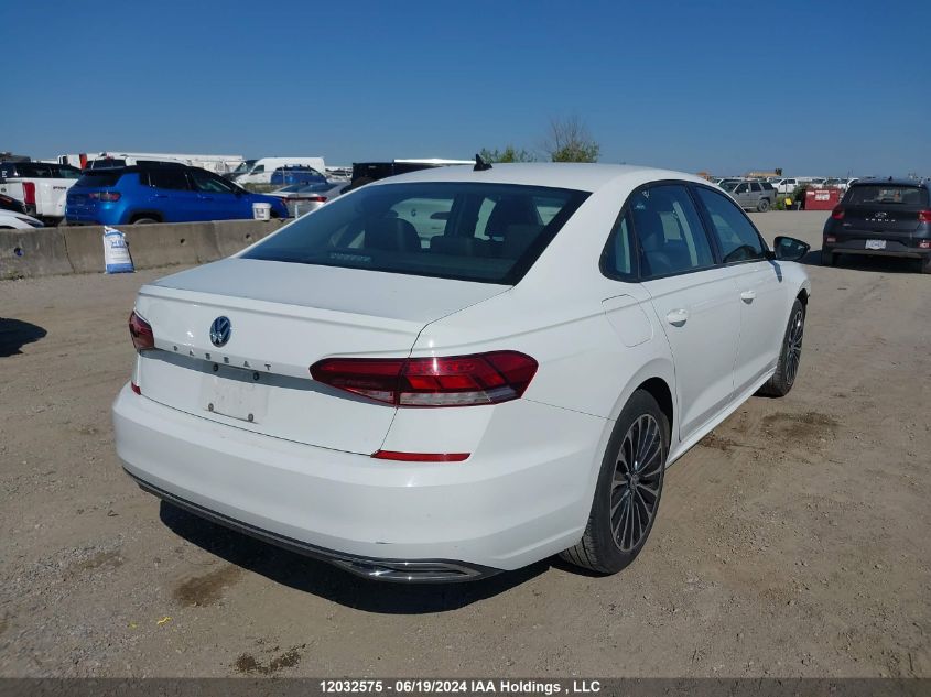 2022 Volkswagen Passat Limited Edition VIN: 1VWBA7A38NC000466 Lot: 12032575