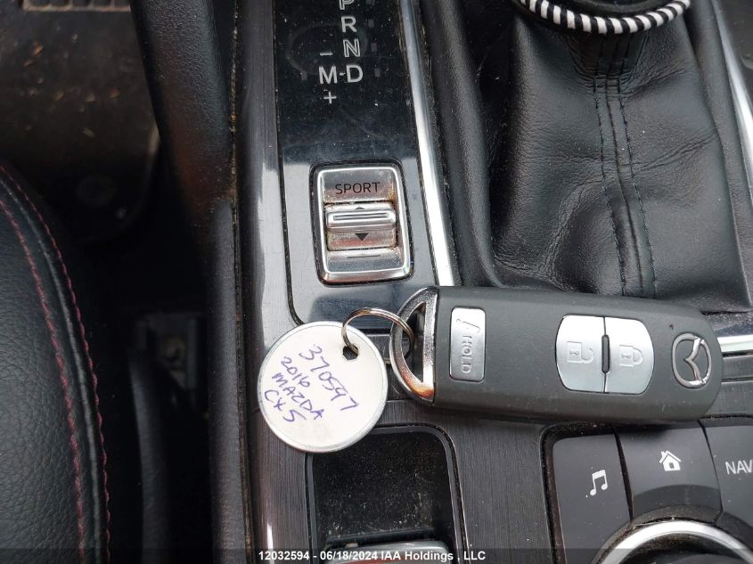 2016 Mazda Cx-5 VIN: JM3KE4CY4G0741868 Lot: 12032594