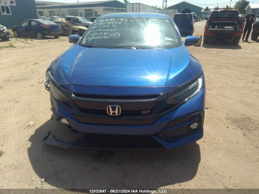 2020 Honda Civic Si Sedan VIN: 2HGFC1E56LH200264 Lot: 12032647