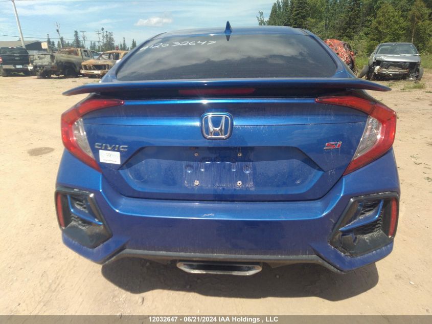 2020 Honda Civic Si Sedan VIN: 2HGFC1E56LH200264 Lot: 12032647