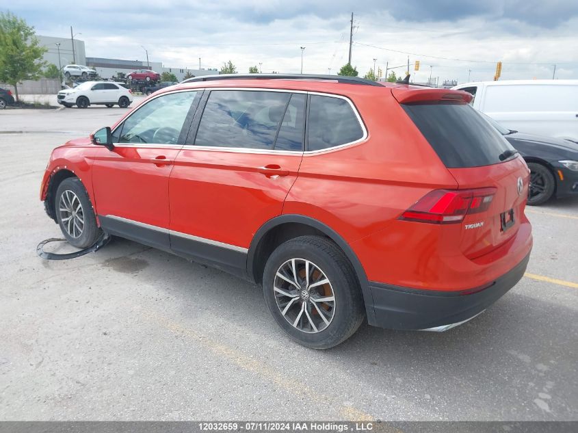 2018 Volkswagen Tiguan VIN: 3VV2B7AX6JM024102 Lot: 12032659