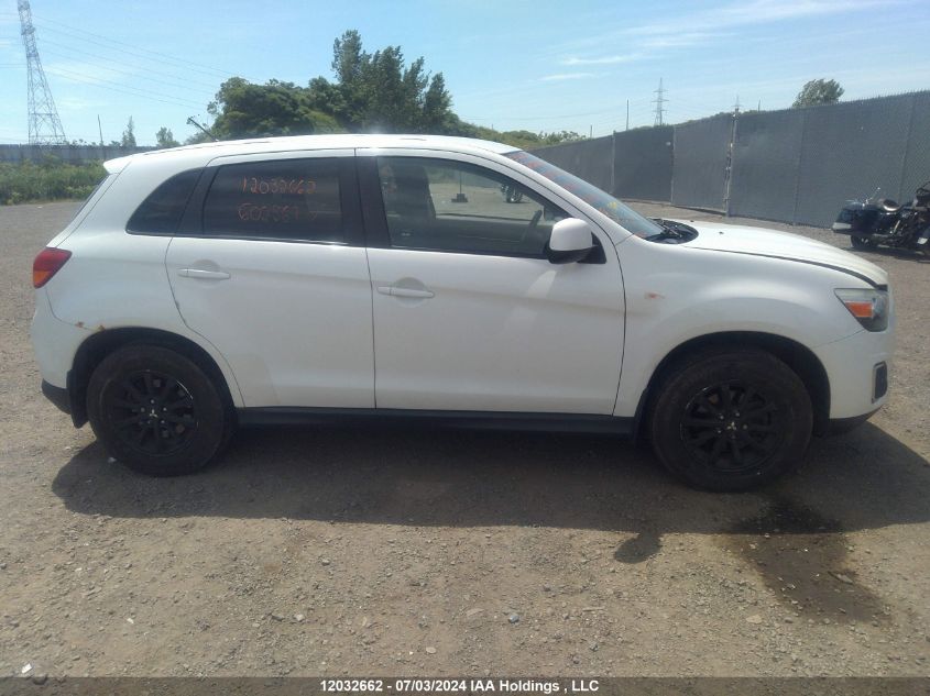 2013 Mitsubishi Rvr Se VIN: 4A4AH3AU5DE602569 Lot: 12032662