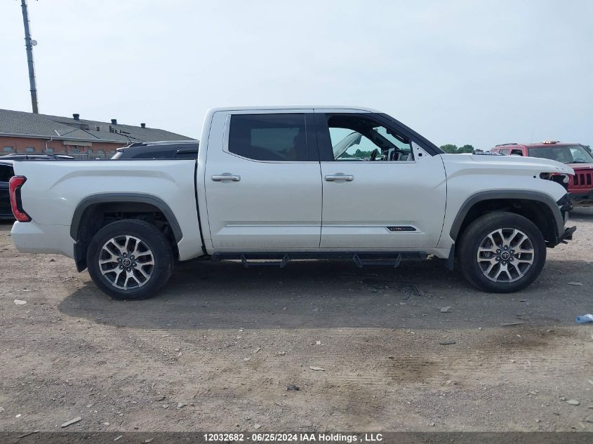 2022 Toyota Tundra Hybrid Platinum VIN: 5TFMC5DB6NX003405 Lot: 12032682