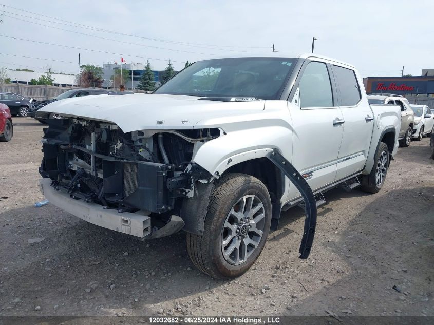 2022 Toyota Tundra Hybrid Platinum VIN: 5TFMC5DB6NX003405 Lot: 12032682