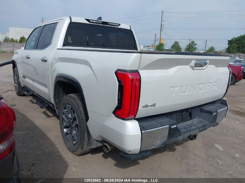 2022 Toyota Tundra Hybrid Platinum VIN: 5TFMC5DB6NX003405 Lot: 12032682