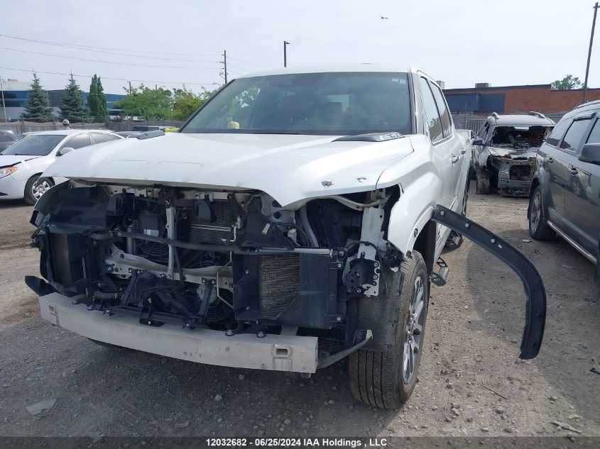 2022 Toyota Tundra Hybrid Platinum VIN: 5TFMC5DB6NX003405 Lot: 12032682