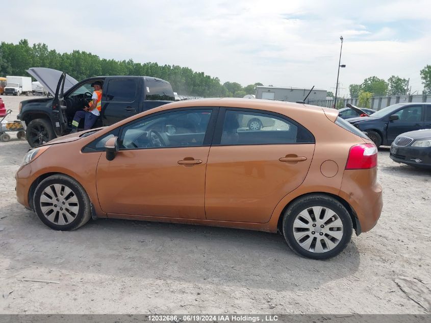 2013 Kia Rio Ex/Sx VIN: KNADN5A38D6799700 Lot: 12032686