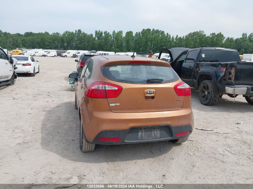 2013 Kia Rio Ex/Sx VIN: KNADN5A38D6799700 Lot: 12032686