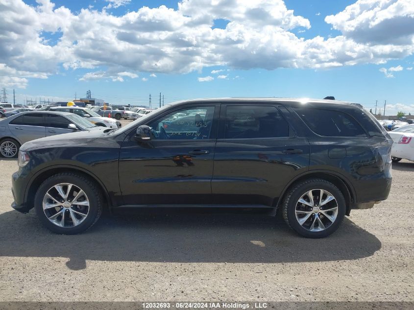 2015 Dodge Durango R/T VIN: 1C4SDJCT3FC829984 Lot: 12032693