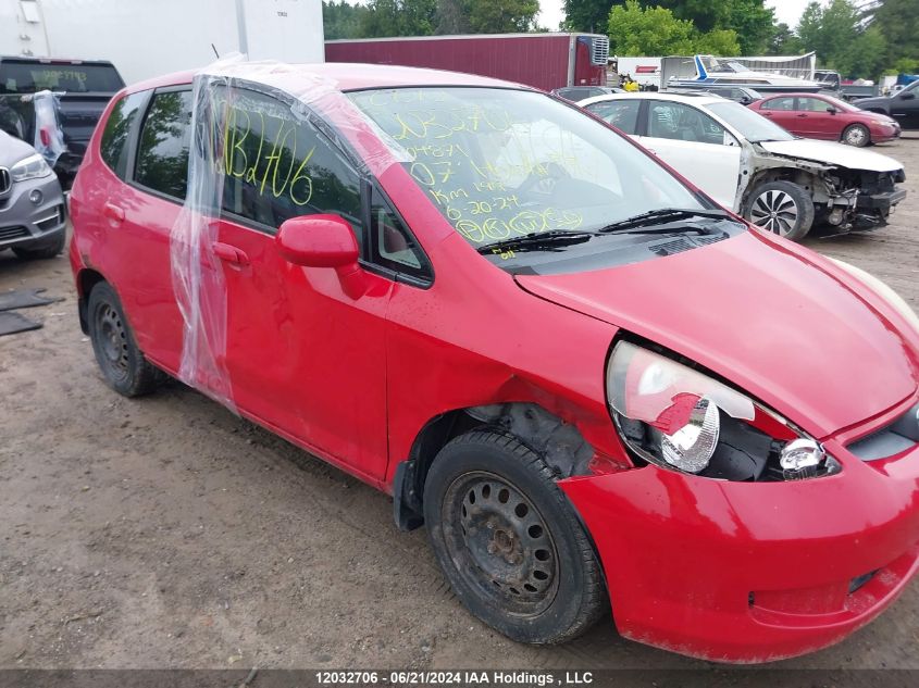 2007 Honda Fit VIN: JHMGD38477S804871 Lot: 12032706