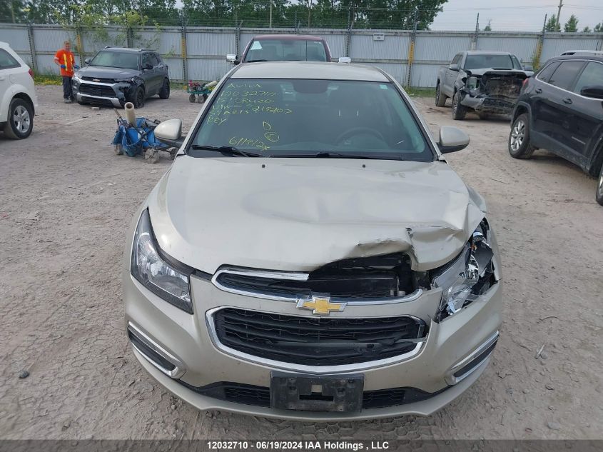 2015 Chevrolet Cruze VIN: 1G1PC5SB5F7219207 Lot: 12032710