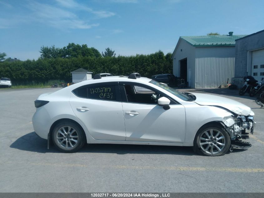 2017 Mazda 3 Touring VIN: JM1BN1V76H1126603 Lot: 12032717