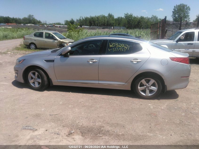 2015 Kia Optima VIN: KNAGM4A76F5555937 Lot: 12032721