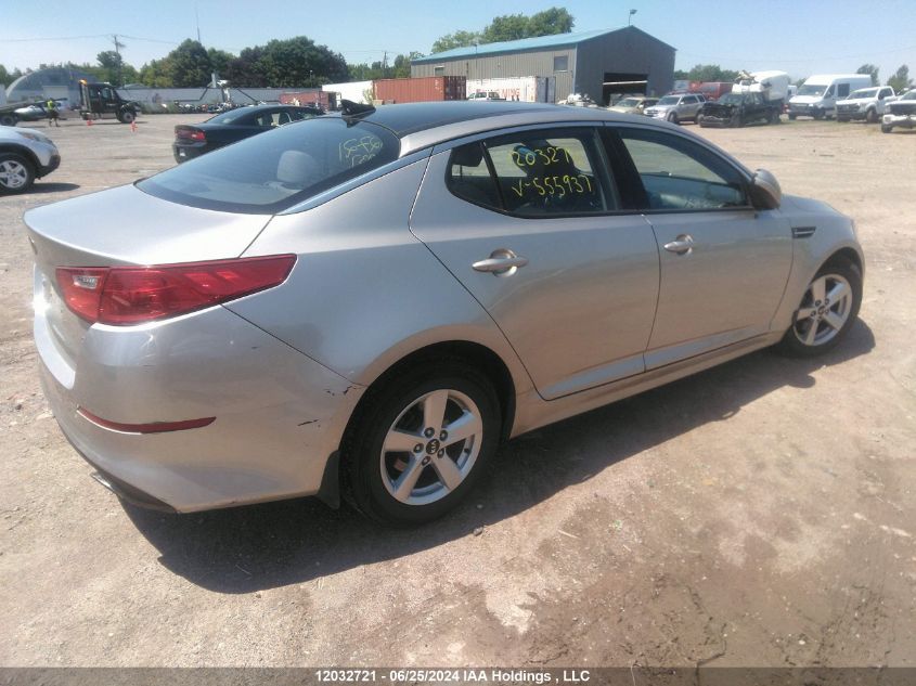 2015 Kia Optima VIN: KNAGM4A76F5555937 Lot: 12032721