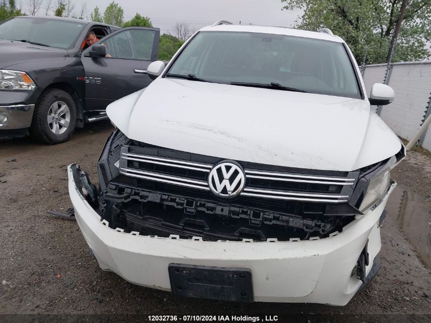 2015 Volkswagen Tiguan VIN: WVGJV7AX6FW531974 Lot: 12032736