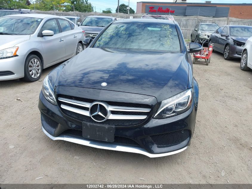 2016 Mercedes-Benz C 300 4Matic VIN: 55SWF4KB4GU169186 Lot: 12032742