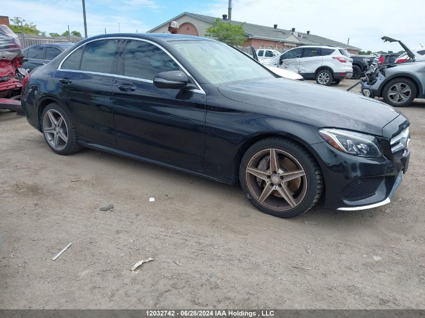 2016 Mercedes-Benz C 300 4Matic VIN: 55SWF4KB4GU169186 Lot: 12032742