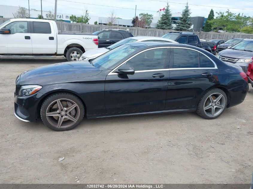 2016 Mercedes-Benz C 300 4Matic VIN: 55SWF4KB4GU169186 Lot: 12032742