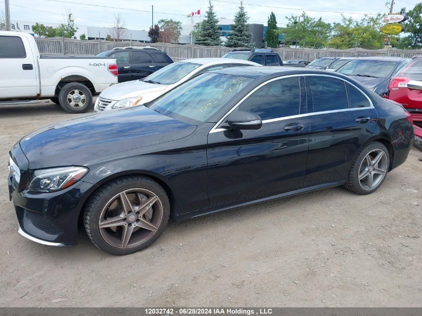 2016 Mercedes-Benz C 300 4Matic VIN: 55SWF4KB4GU169186 Lot: 12032742