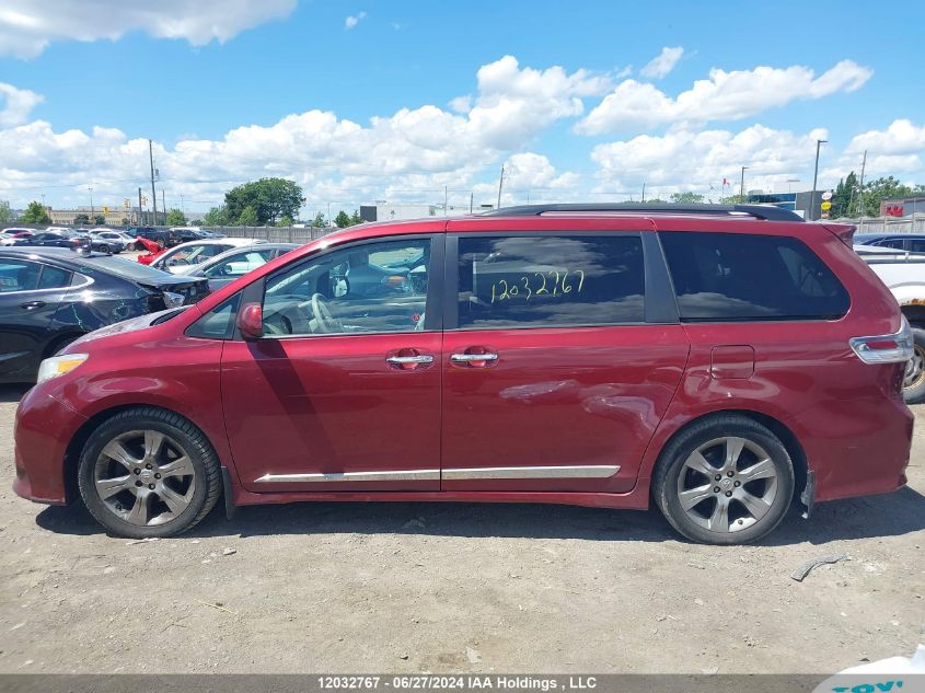 5TDXK3DC8ES503942 2014 Toyota Sienna Sport