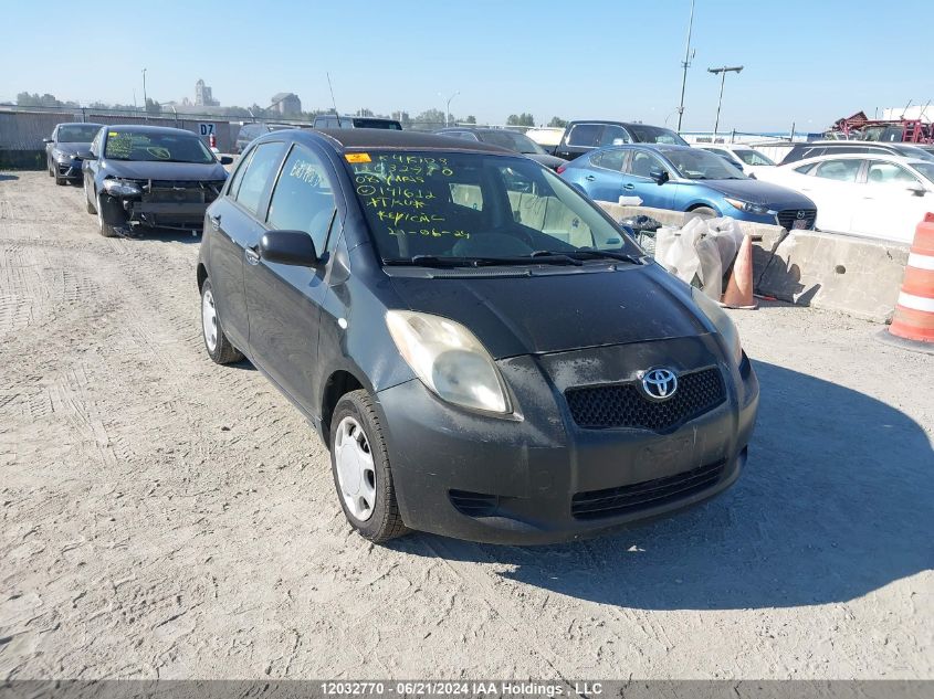 2008 Toyota Yaris VIN: JTDKT923785141612 Lot: 12032770