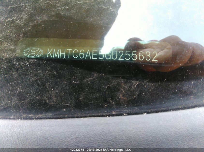 2016 Hyundai Veloster VIN: KMHTC6AE5GU255632 Lot: 12032774