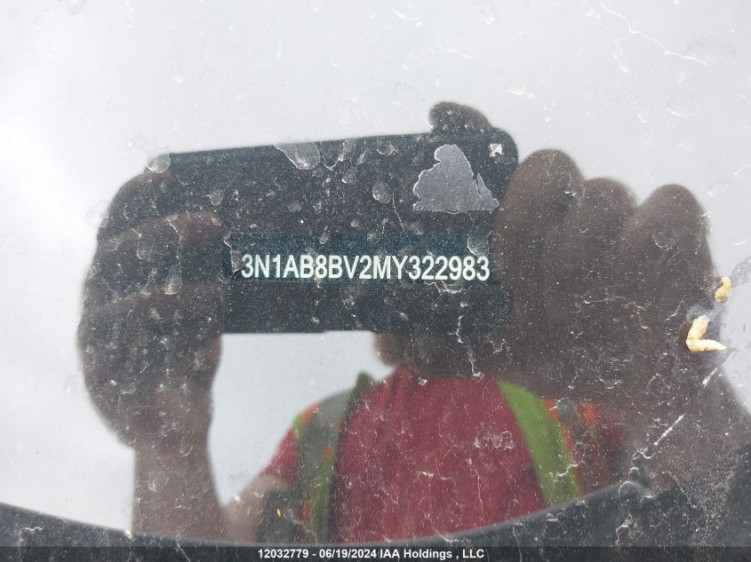 2021 Nissan Sentra S VIN: 3N1AB8BV2MY322983 Lot: 12032779