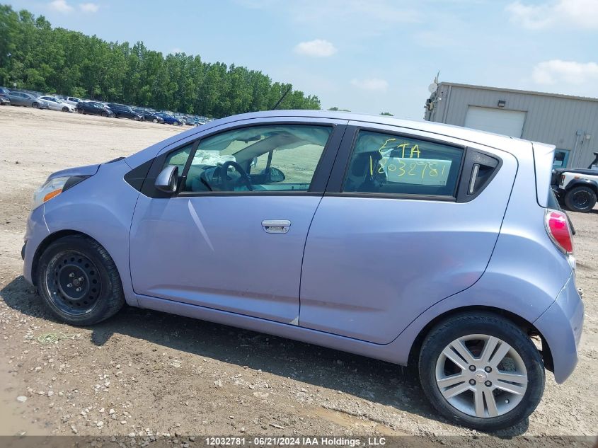 2015 Chevrolet Spark 1Lt VIN: KL8CD6S98FC777820 Lot: 12032781